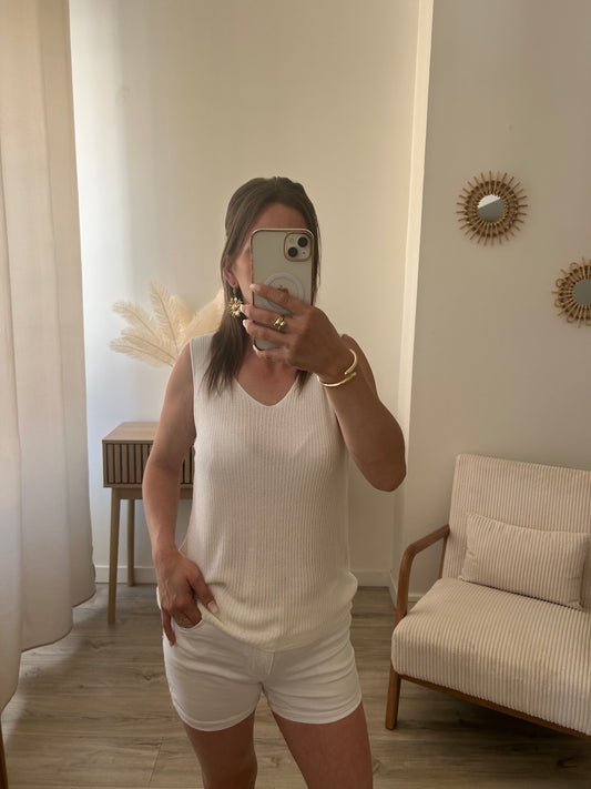 Top LENA Blanc